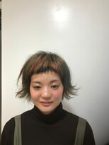 クロップ エス 茅ヶ崎本店(crop es)&nbsp;カラーで変化をつけた個性派ボブをアンニュイ風に