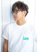 ビジネス・ツーブロックショートレイヤー・コンマヘア