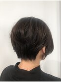 くびれショート×ラベンダーベージュ