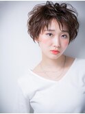 大人かわいいくせ毛風小顔マニッシュショートw浦和20代30代40代