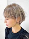 ハイアッシュ_オリーブカラーハイライトカラー_ba304032