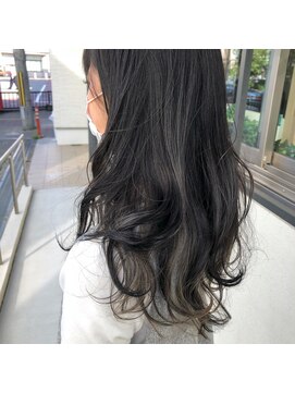 ルディー バイ ヘアーポケット(rudii by HAIR POCKET) インナーカラー★グレー