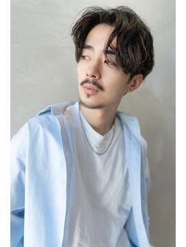 ハバナ 新宿(HAVANA) ウルフ/センターパート/モテる/トランクスヘア/スパイラルパーマ