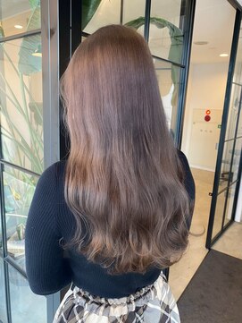 ラヴィズム 長岡店(LUVISM) 10代20代30代ミルクティーベージュダブルカラーケアブリーチ