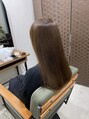 アイディー 磐田店(I.D)&nbsp;こだわりの薬剤、ドライヤーでツヤツヤに仕上げます。