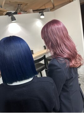 ラフ 難波店(LAFF) #黒髪#ボブルフ#ネビージュ#小顔#ワンレン