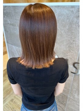 ヘアメイク サンサーラ 志度店(Hair Make SAMSARA) 柔らかベージュ×ホワイトベージュインナー