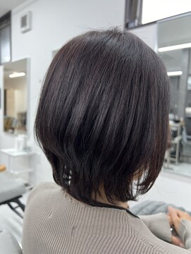 グラム 岡崎北店(gram) 【gram】ショートボブ_大人ボブ_艶感カラーy
