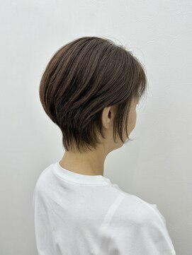 シロ 髪質改善/大人可愛い/水素カラー/水素縮毛矯正/ショートボブ