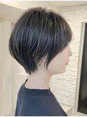 絶壁解消/ひし形/くびれ/大人ショートボブ/60代50代40代