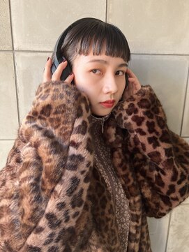 トゥコ(tuco) ボブ　インナーカラーミルクティーベージュ デザインカラー