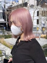 ニコ トウキョウ 渋谷(nico TOKYO)&nbsp;ホワイトピンク/髪質改善/ダブルカラー/ケアブリーチ/20代
