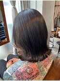 外はねボブカット/髪質改善カラー【表参道原宿美容室】
