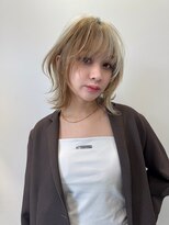 サンク 原宿 表参道(cinq)&nbsp;ハイトーンレイヤーボブミディアムレイヤーショートウルフボブ