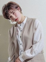 カナン(CANAAN)&nbsp;10代20代　ショートマッシュ　ハンサムショート　くすみカラー