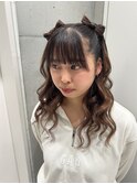 立体リボンヘア