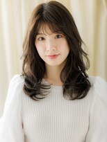 カバーヘア イヴ 戸頭店(COVER HAIR EVE)&nbsp;オリーブグレージュくせ毛風ロングレイヤーTc3戸頭20代30代40代