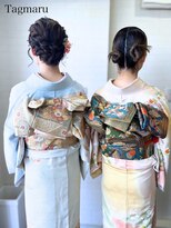 タグマル&nbsp;訪問着着付けヘアセット☆変わり帯アレンジ