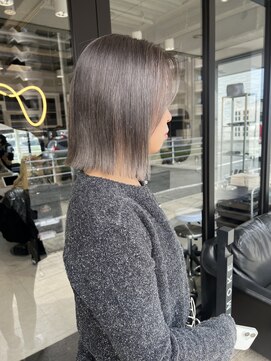 髪屋 紬 グレージュ/ダブルカラー