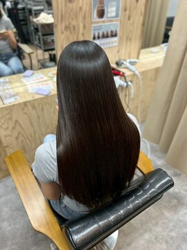 ヌープヘアーアイス(NUUP.hair ici) 【上品な艶】洗練された質感ロングストレート◎/秋冬スタイル