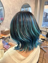 ウエストサイドバイエスブランド(WESTSIDE BY S BRAND)&nbsp;ターコイズブルーアンブレラカラー☆