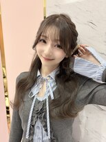ルイ(LOUIS)&nbsp;【LOUIS】透明感たっぷりオリーブベージュ×くるみちゃんヘア