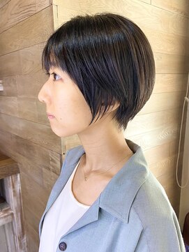 トレヘアー(tRe hair) ショート ボブ ウルフ ブリーチ レイヤーカット森田【二条】