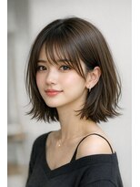 クラーロ アン(Claro UN)&nbsp;大人の「外ハネ・シースルーボブ」