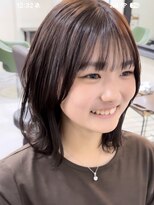 サンチャサロン(sancha salon)&nbsp;透明感カラーで軽さを出したボブヘア