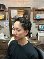 アールズ ヘア(R's hair)&nbsp;MEN’S HAIR/サーフカール/刈り上げセンターパート/印西