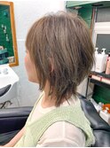 ウルフ、白髪ボカシハイライト