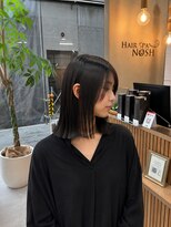 ヘアースパ ノッシュ 博多千代店(Hair Spa Nosh)&nbsp;切りっぱなしスタイル
