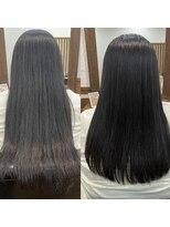 シェアする美容室 結び&nbsp;結びの縮毛矯正で扱いやすいサラツヤな髪へ★