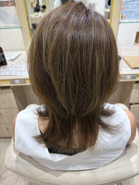 アッシュ 仙川店(Ash) 30代40代50代レイヤーウルフネオウルフカットハッシュウルフ