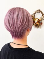 ジェムヘアスタジオ 湘南平塚南口店(Gem Hair Studio)&nbsp;ピンクラベンダーショート【Gem 神原】