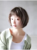 グレージュハイライト&グラデーションカラー