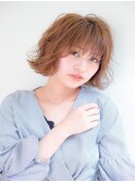 外ハネボブ　顎ラインボブ