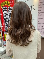 フロート 小阪店(float)&nbsp;ショコラウェーブ_ココアブラウン,フリンジウェーブ