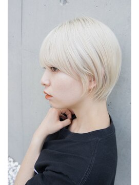 アッシュ 日吉店(Ash) マッシュショート×ホワイトベージュ