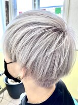 美容室 ダルテ(d'Arte) マッシュ×ホワイトカラー