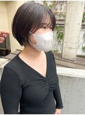 *滝田*小顔前髪丸みショート ボブ似合わせカット20代30代40代