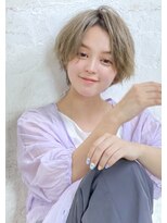 グランアージュ 錦糸町(grandage)&nbsp;大人かわいい小顔ナチュラルハンサムショート/グレーアッシュf