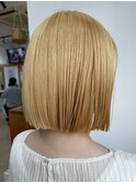 【あおき　ひかる】ハイトーンボブ　切りっぱなしボブ