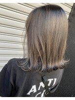 ユニーク(UniQ) グレーアッシュ×髪質改善トリートメント