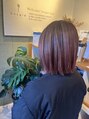 ブージーへアー(bougie hair) ハイライト系透け感チャレンジ！配合お任せください