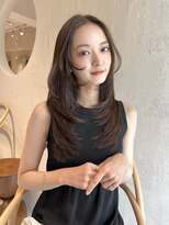 ルル 表参道(lulu.) レイヤーロング　小顔カット　レイヤーカット