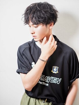 ボタンヘアー 日吉(BoTaN HAIR) マッシュショート/ツイストスパイラル/黒髪パーマ/日吉