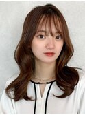 韓国風前髪×レイヤーカット【新宿/前髪/レイヤーカット】
