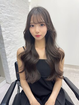 アフロートリノ(AFLOAT Leino) 大人可愛い韓国ヘア　レイヤーカット　シースルー　くびれヘア#