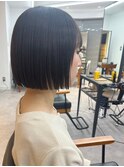小顔タッセルボブ×美髪[ぱつっとボブ/縮毛矯正/横浜韓国]